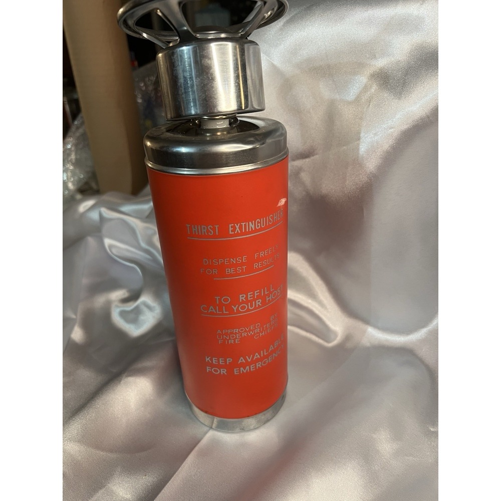 Thirst Extinguisher Fire Extinguisher Cocktail Shaker w/ Music Box Barware